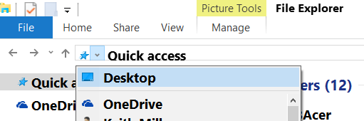 Desktop folder in file explorer doesn't show all the shortcuts on the desktop 0b3089bc-15dd-4159-807f-cacbe971b1a7.png