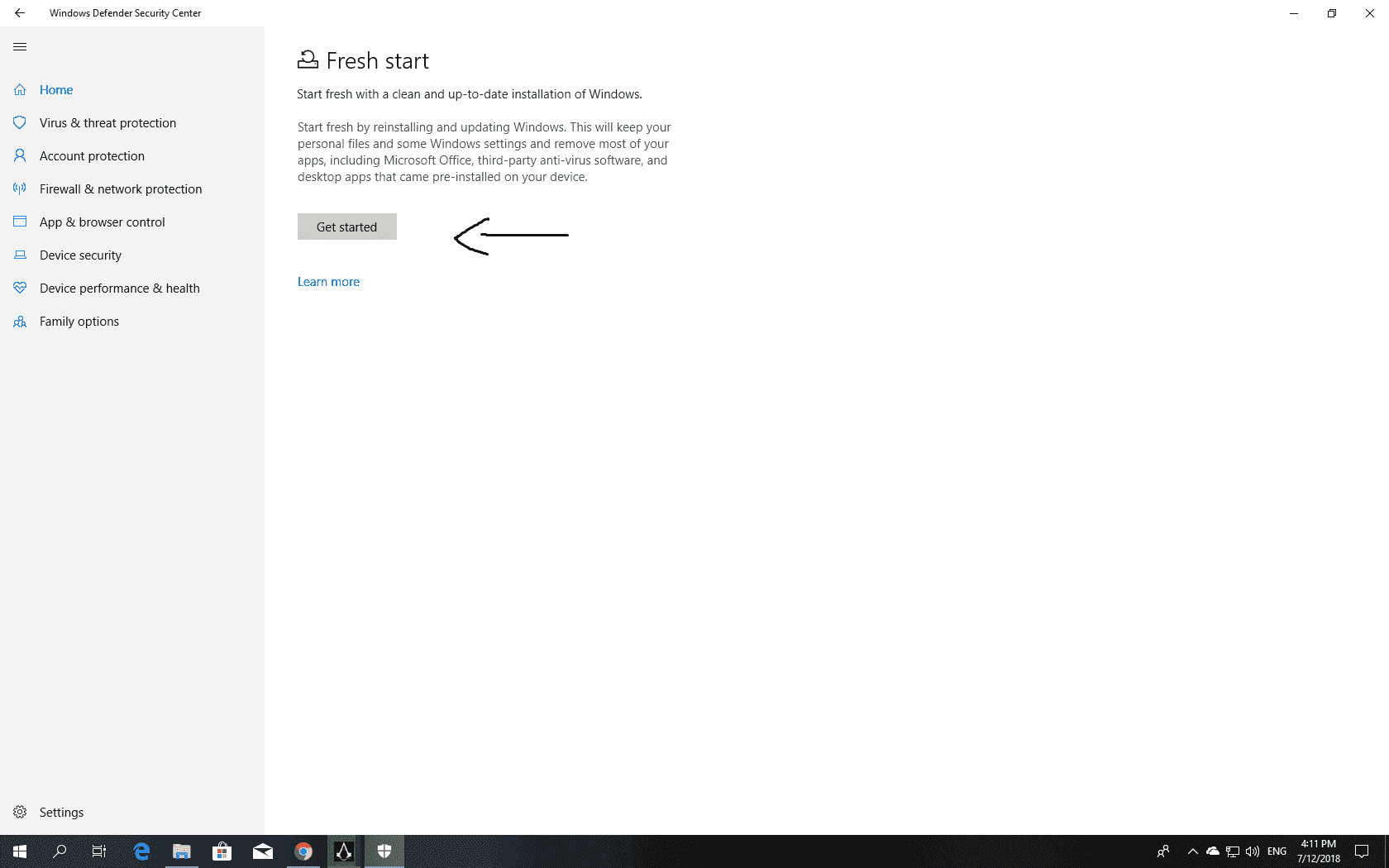 Will doing a "Fresh Start" only remove the partition where the OS is installed or the... 0ba55d28-0452-4b82-9856-880dcb7d0196?upload=true.png