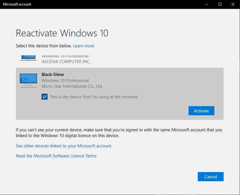 Windows 10 Reactivation after hardware change. 0ccba892-f5bb-4314-877a-998a691ff1fb?upload=true.png
