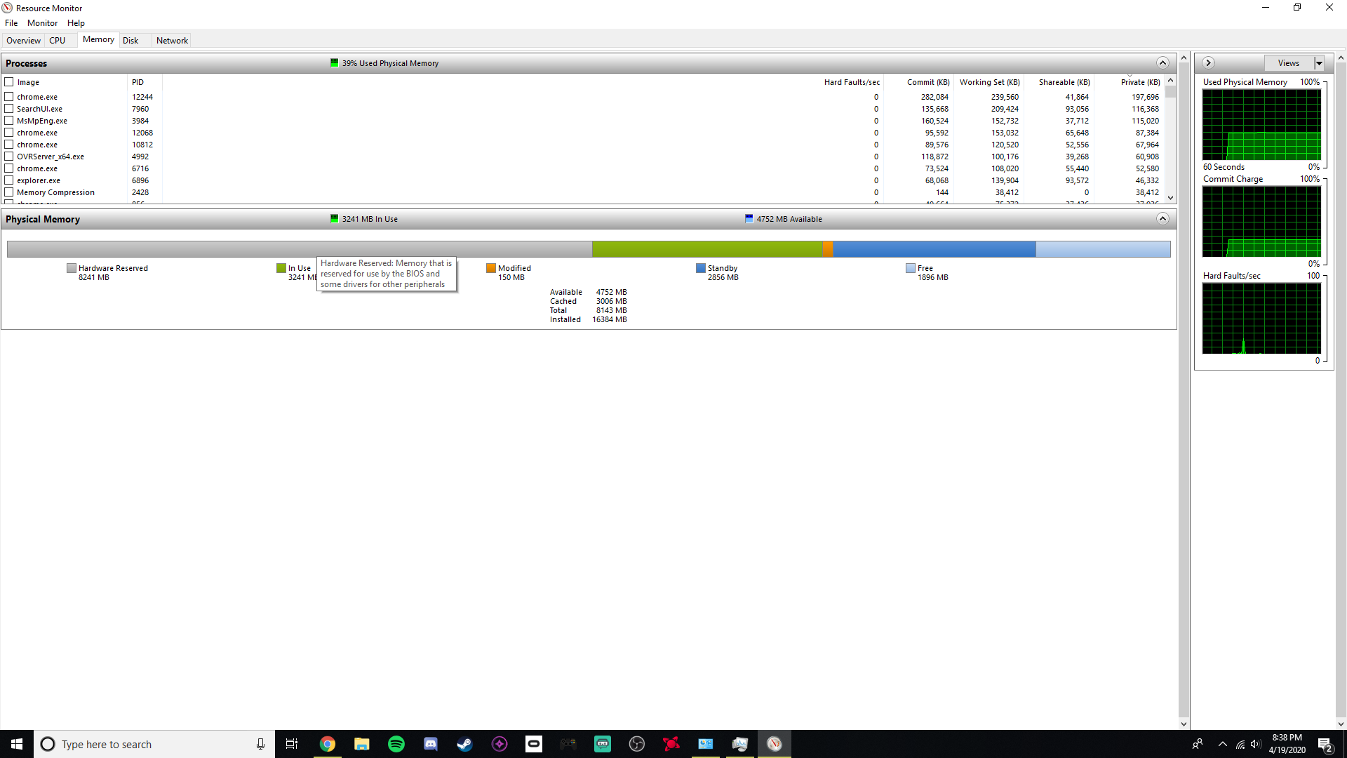 I have 16GB of RAM that is detected on my system but only 7.95GB is usable. 0ccec170-7357-417f-81b2-f65fa6cd3453?upload=true.png