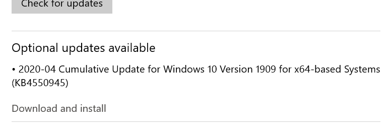 Why is the latest Windows Cumulative Update shown as Optional?  Windows 10 0cec20e0-f15d-447f-9a20-814dd0c0ca76?upload=true.png
