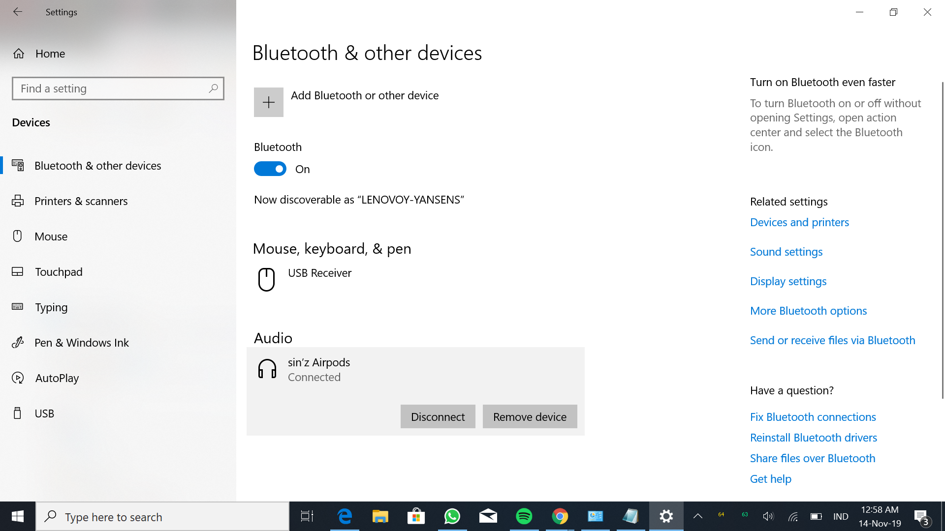 I have problem with my airpods connected to my windows 10 laptop, but no sounds 0d051516-17a5-42d4-8839-f74464fa886a?upload=true.png