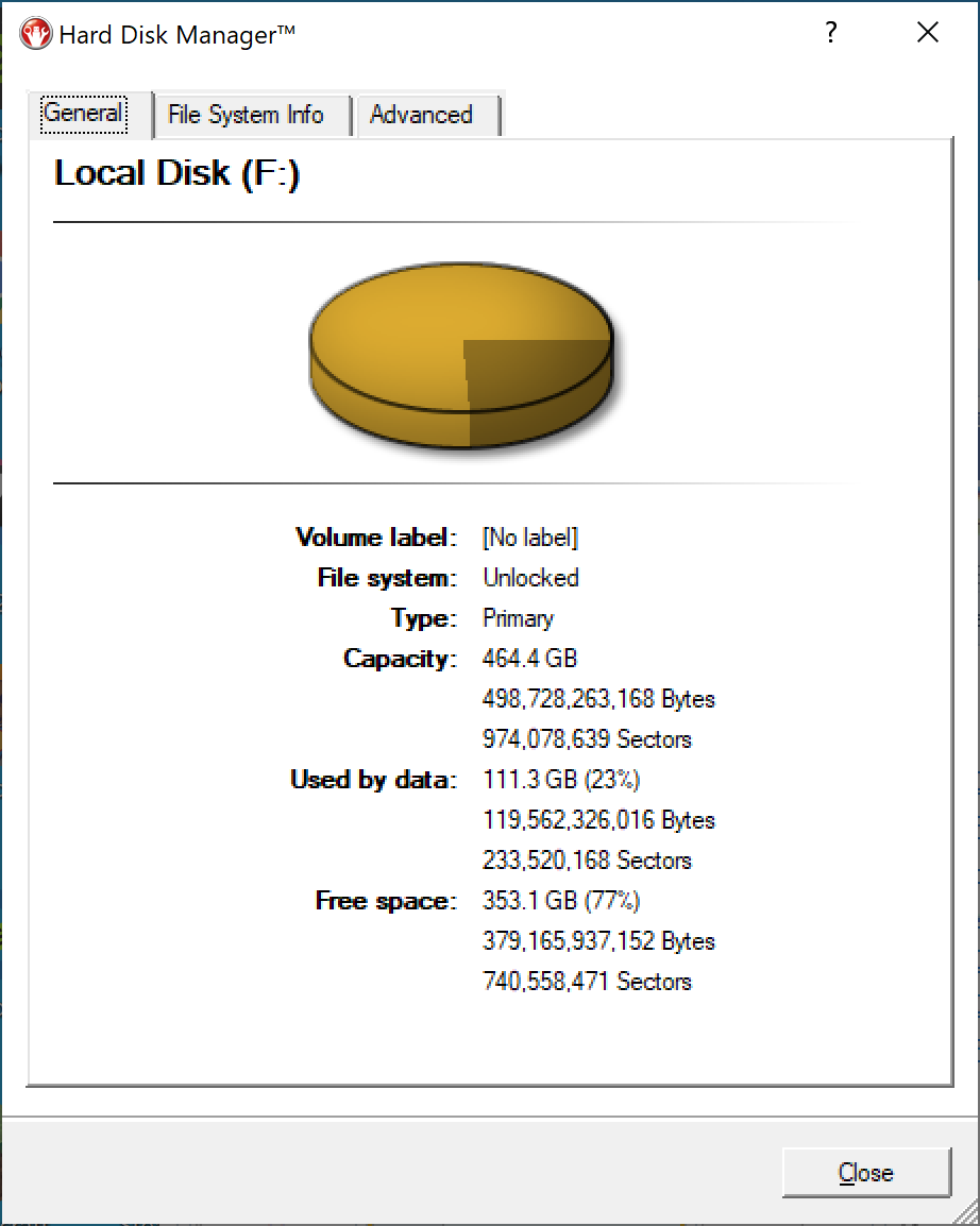 Is it possible to reset the filesystem on a partition/volume to NTFS without formatting? 0d0fd243-d660-484b-86c4-d98e7828b4c8?upload=true.png