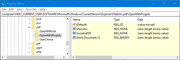 How can I add custom Explorer menu bar items the way OneDrive does? 0d1598625265t-can-i-customize-list-suggest-apps-open-menu-regedit-pdf-open-irfanview-still-there.png