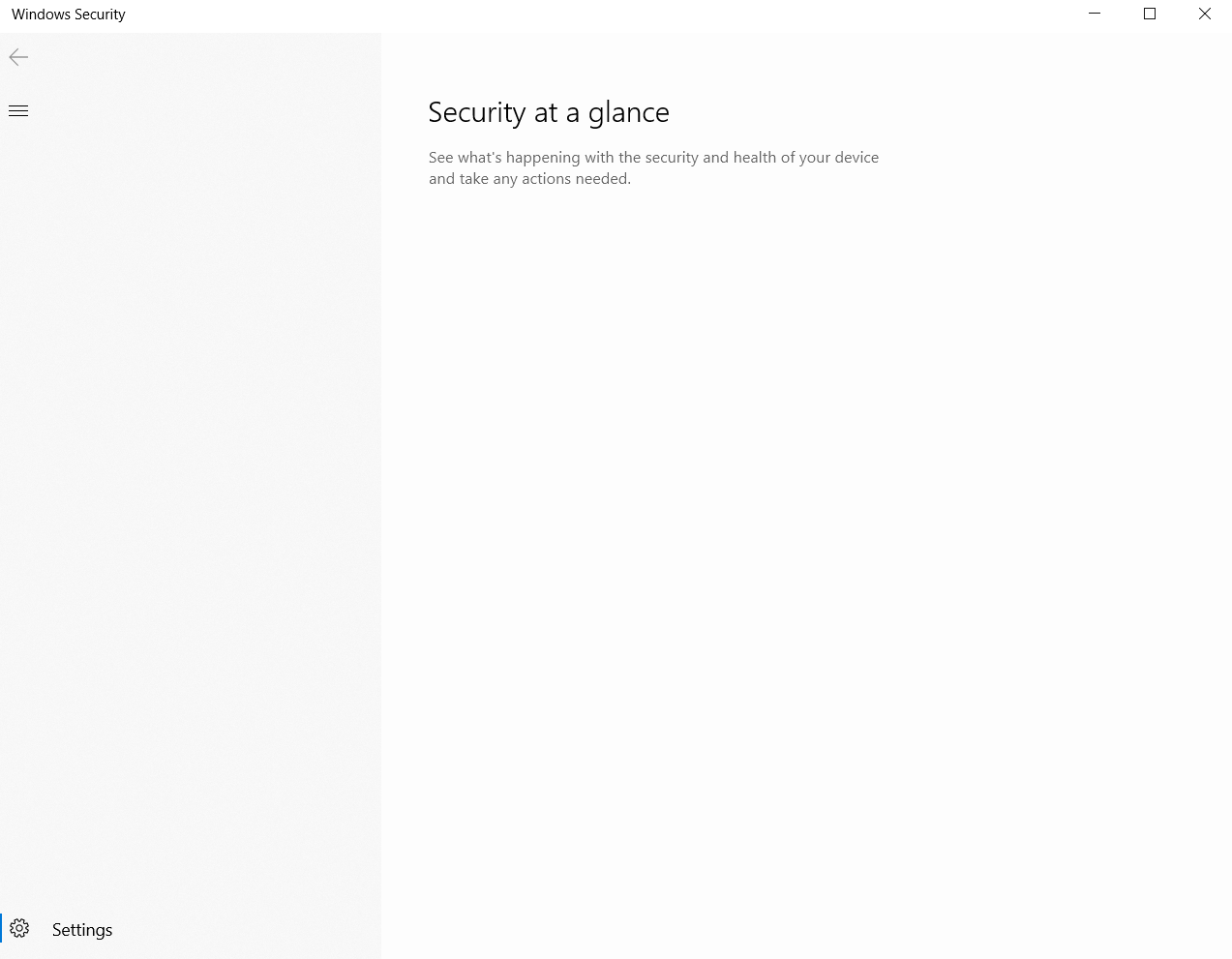 windows settings freezing and defender has a blank page 0d2196e9-b5e3-46b7-8de1-af536eb41c36?upload=true.png