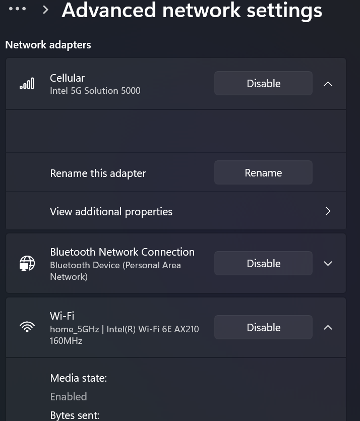 cellular network adapter dose not enable after windows update in Galaxy book3 Pro 360 5G 0d6cd44b-0404-46ec-8bac-31a24939899a?upload=true.png