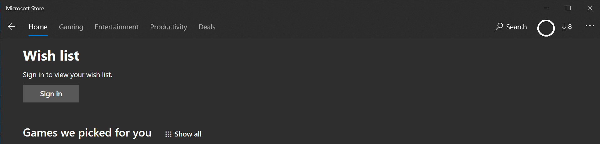 Cannot view my wish list in Microsoft Store 0dbd15d4-3afb-402b-a856-b8d278d006a4?upload=true.png