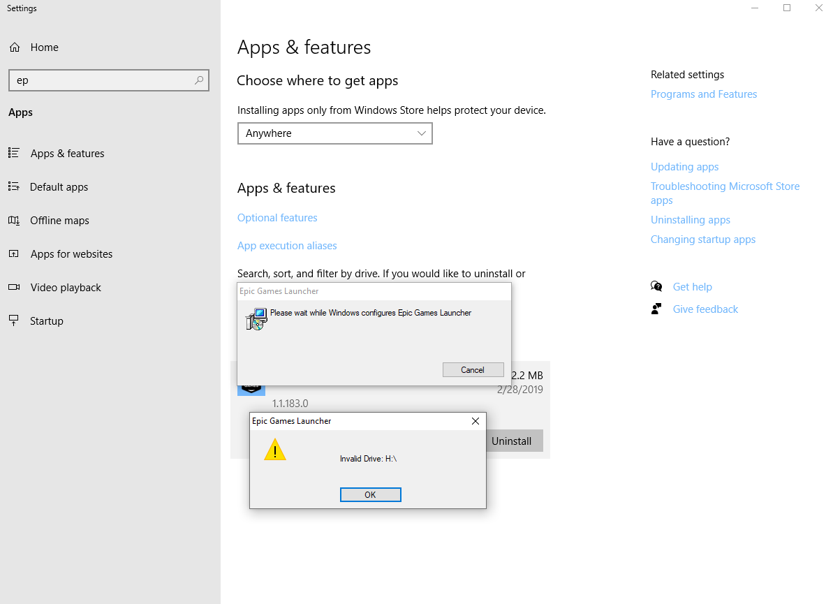 Can't uninstall or remove a program, says invalid drive 0dbf4119-5262-4a85-9666-c7805d78cd28?upload=true.png