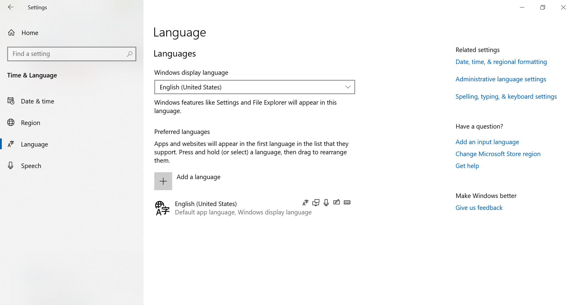 I set my language & region to English (US), and I still don't have Cortana in my Windows 10 0e05b4bc-86e9-4898-aa39-dbb3bb834180?upload=true.png