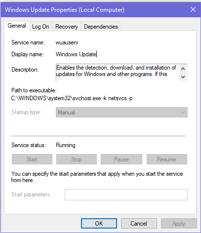 Windows update keeps turning back on automatically and now it wont let me turn it off anymore. 0e9d0de3-1463-4085-8781-401548267c02?upload=true.png