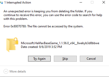 Can't uninstall/reinstall app after corrupting the data. Unable to delete folder. 0ed0a0a5-d3da-4c52-bacd-bfc05771f2e9?upload=true.png