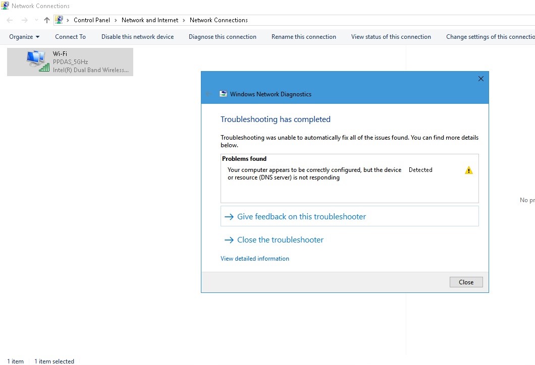 My Dell laptop returns DL speed < 10 Mbps) and UL speed > 100 Mbps when connected to WiFi... 0f32e73a-5507-40ad-a98b-5bf38f6e03bd?upload=true.jpg