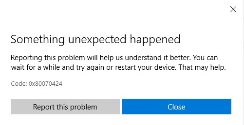 Help required on error code 0x80070424 0f3fca59-34ae-4d52-8e21-09bcb6e80d4f?upload=true.jpg