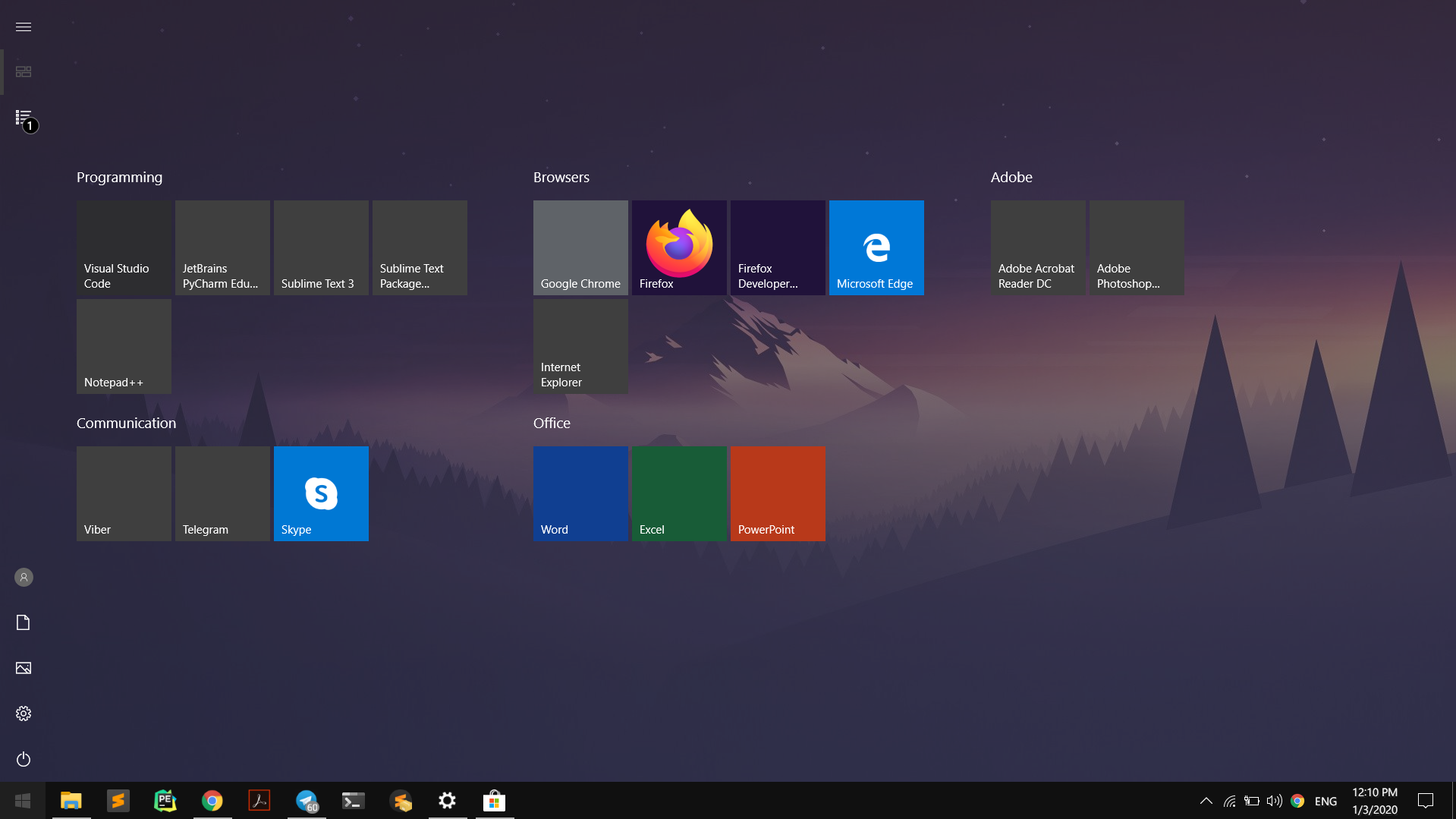 In Start Menu icons of the most application are missing. How to fix it? 0f7d6c67-75d3-4141-b645-f43df5d52af7?upload=true.png