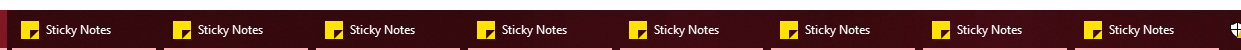 After 1903 Update, Each Sticky Note Has Its Own Taskbar Entry 0f827b3e-5b69-46eb-9820-da08cc5c8a17?upload=true.png
