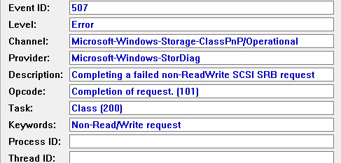 Event 507 - Completing a failed non-ReadWrite SCSI SRB request. 0fc8a7a3-3473-4998-892e-20918443986d?upload=true.jpg