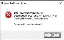 Oracle Databse 10g Installation error "Error Number 0x80040707, DLL Function call crashed:... 0fe6699b-c18b-4b68-b0fe-a0a0578c33e3?upload=true.jpg