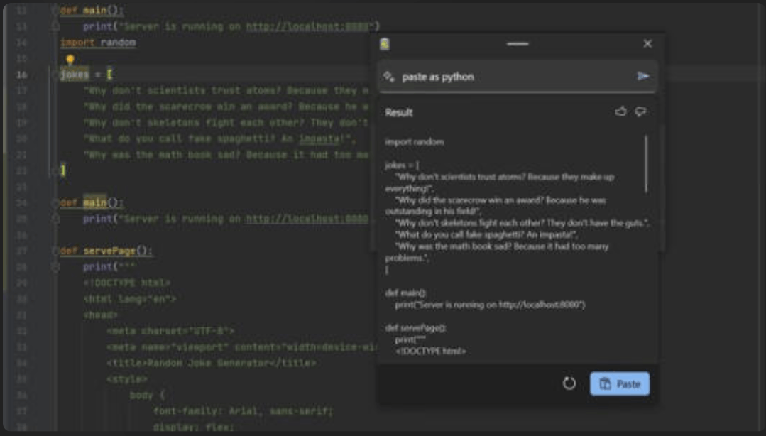Improving Copy/Paste for Devs 0olNQlDBnlNyw6mhLt3Y7v6uJZOkrBW1dcEIc%2FX08F4N%2BWT9VSjtmMIbU47QfpJzBkaRXFGdAMXJ6HUpH5St4xIWQ%3D.png
