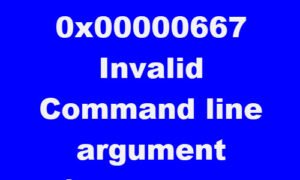 Fix 0x00000667, Invalid Command line Argument BSOD error on Windows 10 0x00000667-Invalid-Command-line-Argument-300x180.jpg