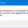 A breakpoint has been reached, Error 0x80000003 0x80000003-100x100.png