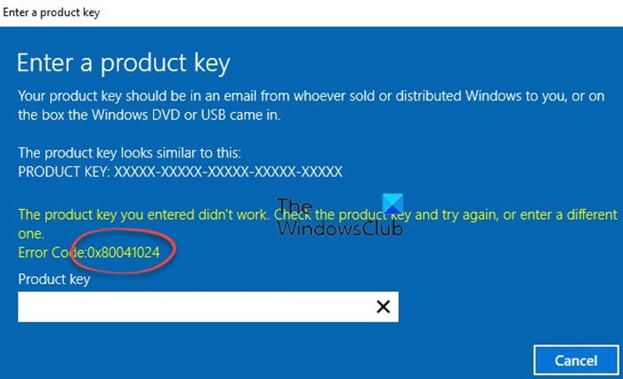 Fix 0x80041024 Windows Activation Error Code 0x80041024.jpg