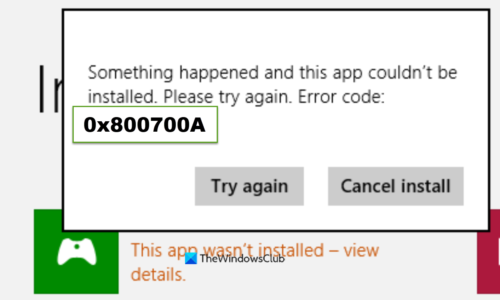 Fix Microsoft Store error 0x800700AA on Windows 10 0x800700AA-500x300.png