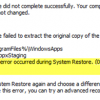 An unspecified error occurred during System Restore (0x800700b7) 0x800700b7-100x100.png
