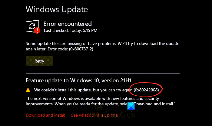 Fix Windows Update Error Code 0x80242008 0x80242008.png