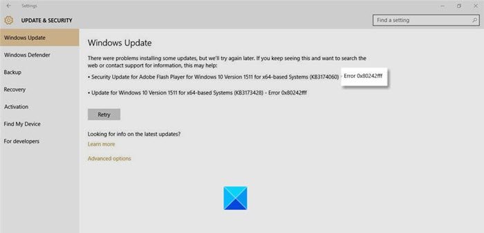Fix Windows 10 Updates failed Error 0X80242FFF 0x80242fff.jpg