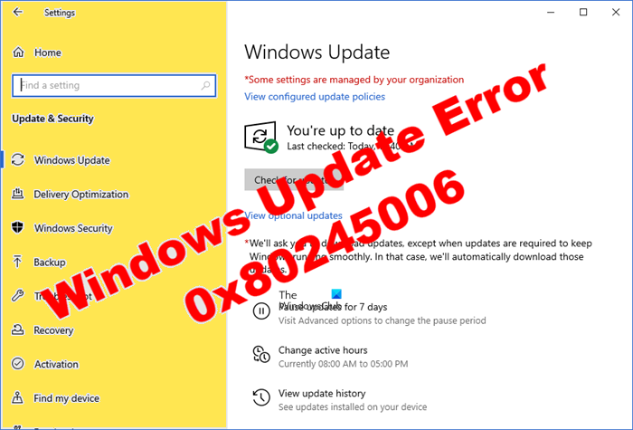 Fix Windows Update Error 0x80245006 0x80245006.png
