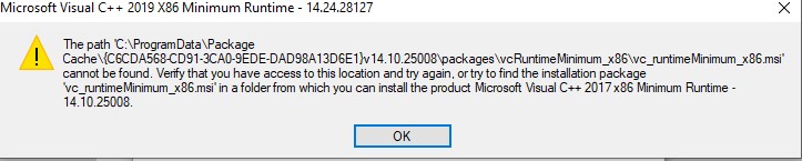 Visual C++ redistributable problem installing. 100be576-1f0d-4270-ad13-dc2bb29b4ecf?upload=true.jpg