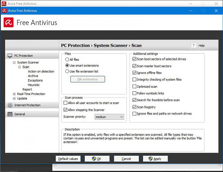 How to remove/delete all files of avira anti-virus itself and it's program 102389d1485972065t-avira-free-anti-virus-config.jpg