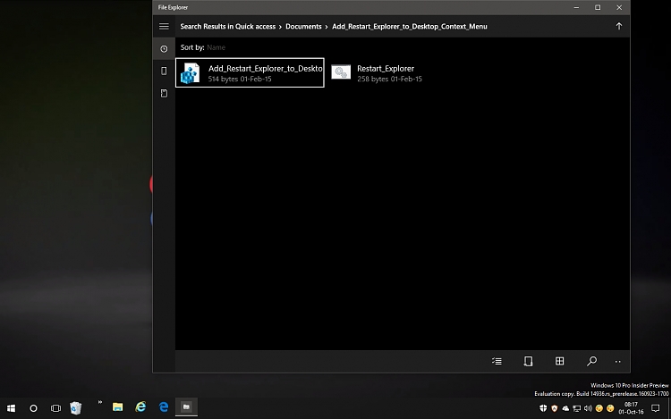 File Explorer and UWP apps broken after Update KB5027303 103906d1485972437t-create-file-explorer-uwp-app-shortcut-windows-10-a-image-001.png