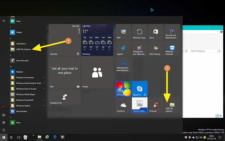 File Explorer and UWP apps broken after Update KB5027303 103914d1485972437t-create-file-explorer-uwp-app-shortcut-windows-10-a-image-001.png