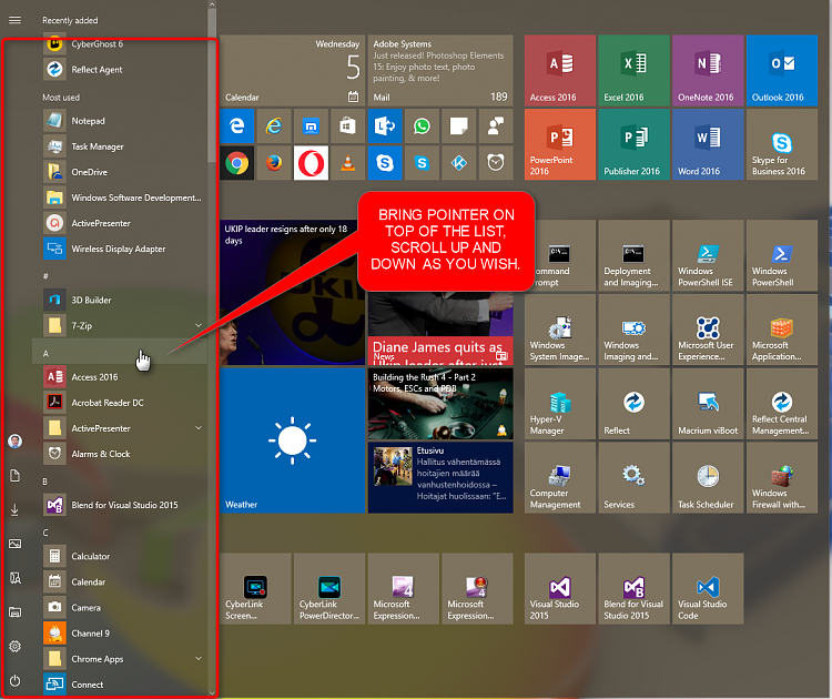 I'm missing several apps that I have installed on Windows 11 in the list of apps. How can i... 104499d1485972587t-missing-all-apps-list-image.png