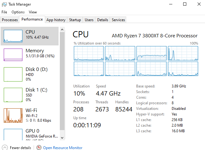 Task Manager and Cinebench showing 4 out of 8 core cpu 105124fb-1147-4c85-87b4-a351a88f4fc4?upload=true.png