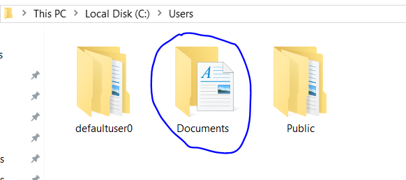 My User Folder is Shown as "Documents" 106c2bab-ebb8-4bea-8c58-9b2ec76cc741?upload=true.png