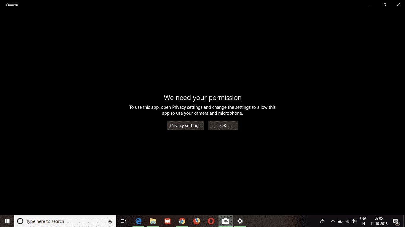 Camera app not working. 10900b3e-37da-49d2-8491-e6514ffac096?upload=true.png