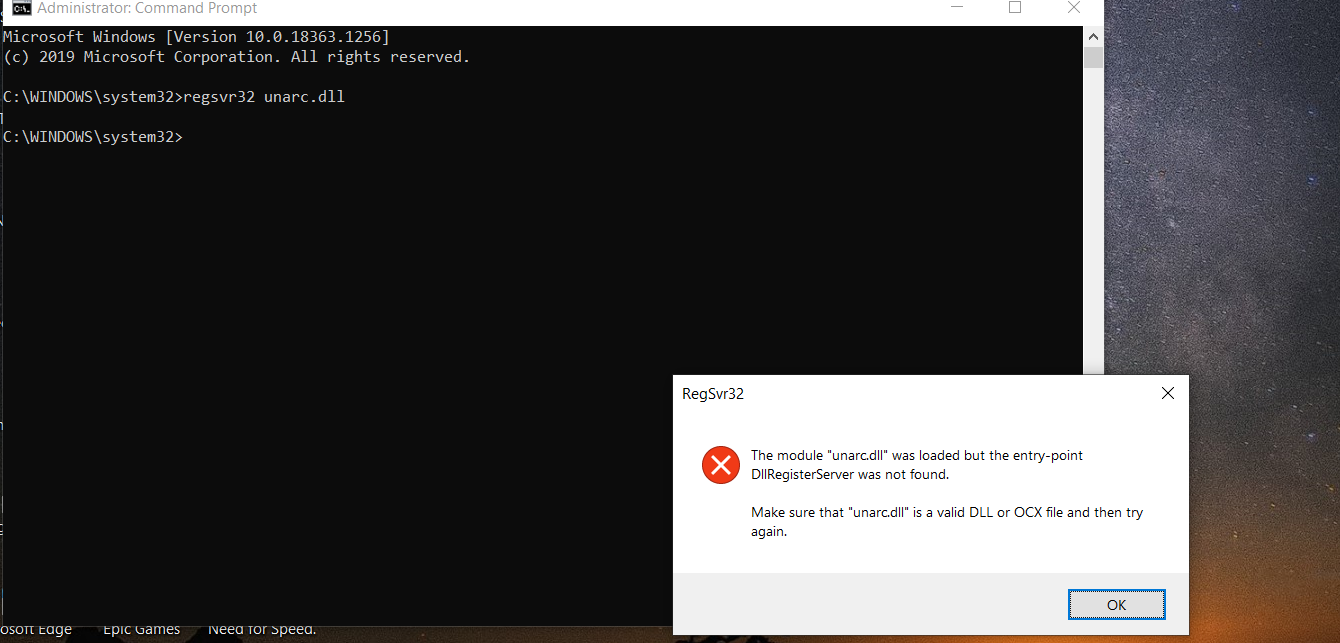 problem registering dlls 10f4e0df-8a29-406b-b92a-0cedee59ae90?upload=true.png