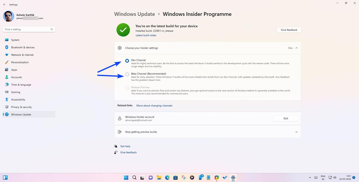 Windows 11 Insider Preview Build 22581 lets users switch from the Dev to Beta Channel for a... 11-Insider-Preview-Build-22581-lets-users-switch-from-the-Dev-to-Beta-Channel-for-a-limited-time.jpg