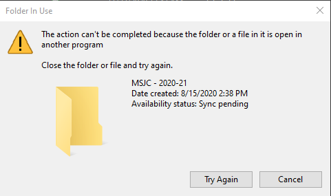 OneDrive won't rename folder on my computer, but it will on my laptop. 1100ff4a-a05f-4b90-99c8-2d5d657a4611?upload=true.png