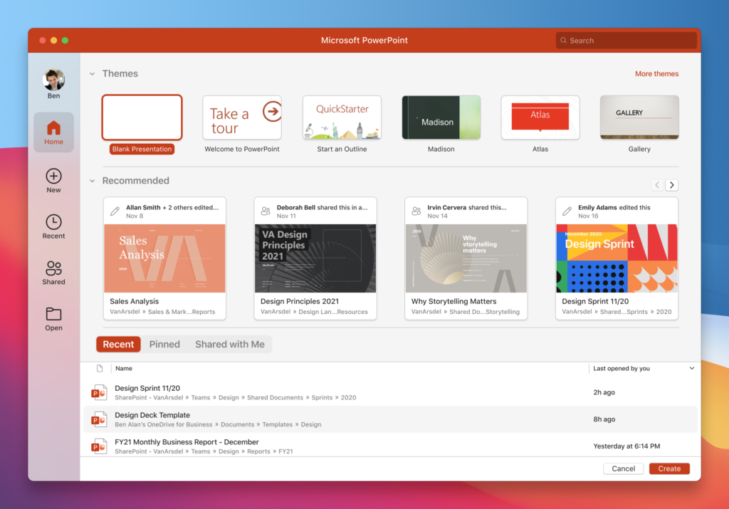 Microsoft 365 improving Office apps experience for Mac 1107-1024x715.png
