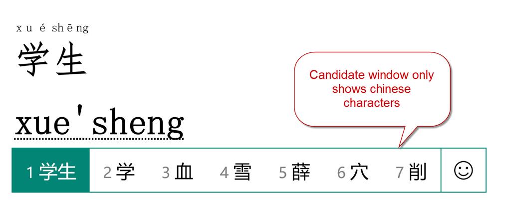 While typing with Microsoft Pinyin, I cannot see any candidates characters, the pop-up... 112661b4-b84a-435c-8a60-e88b7a36c066.jpg