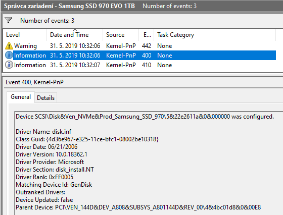 Samsung SSD 970 EVO not migrated after Win10 May 2019 update 116c4b5d-a4cc-4460-9911-5dafc25ce10f?upload=true.png