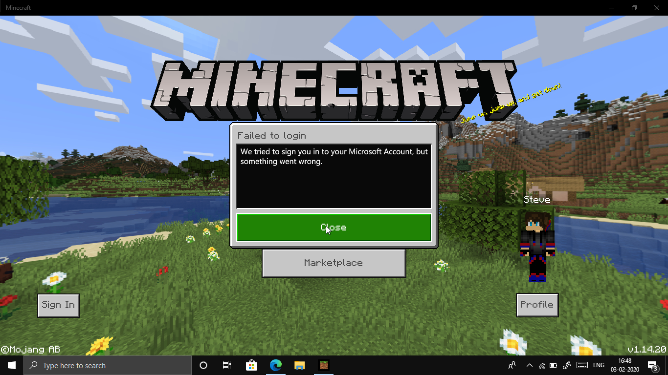 Minecraft login with Microsoft account bug 119af579-2ed9-403f-bfd2-39be64a7b3f4?upload=true.jpg