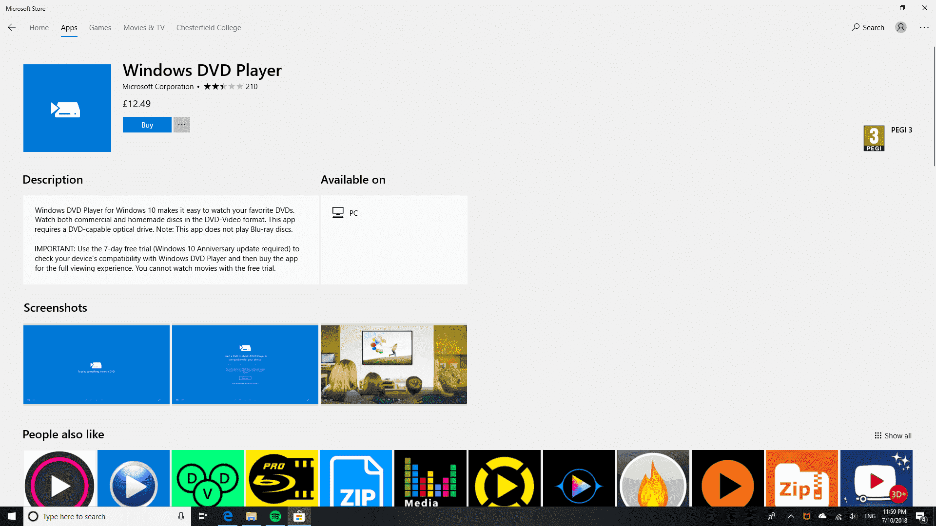 No option to have a free trial in the Microsoft Store. 11d1dfd9-354d-4247-b19e-2e7396b792ac?upload=true.png
