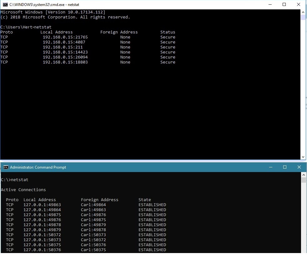 NETSTAT Foreign Address Shows "None" and State shows "Secure" 11d59769-7ce1-476d-bd29-b4853453d664?upload=true.jpg