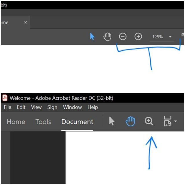Is there a way to show the zoom buttons when "Open documents as new tabs" is unchecked on... 11jk8l7oazq61.jpg