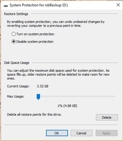Windows 11 keeps deleting system restore points on its own, rendering System Restore... 122596d1487960201-delete-system-restore-points-windows-10-a-system-restore-del3.png