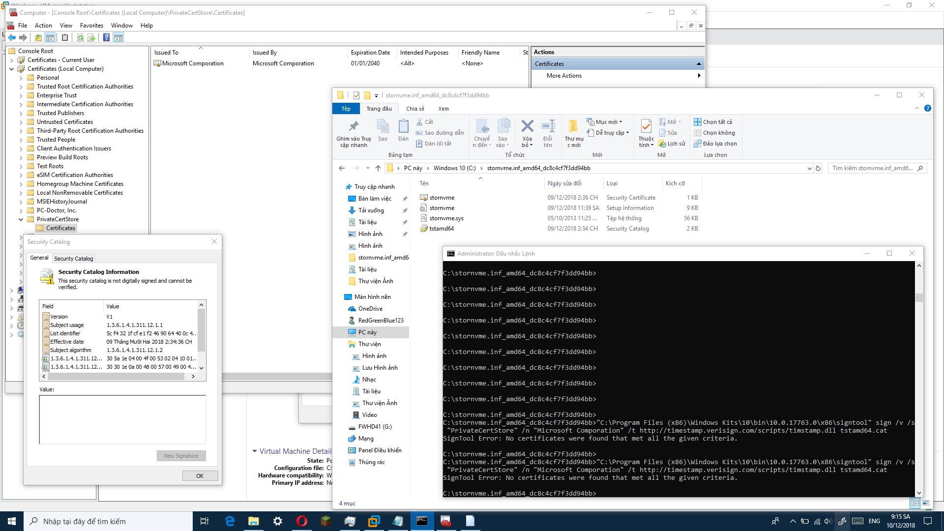 SignTool Error: No certificates were found that met all the given criteria. 1225b775-7d69-467a-b98f-8e25041f44c6?upload=true.jpg
